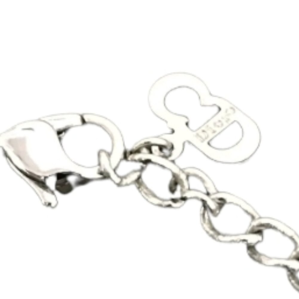 🧧NWOT Christian Dior Trotter Silver Necklace & BAG🏆+GIFT(COPY) - Picture 6 of 10